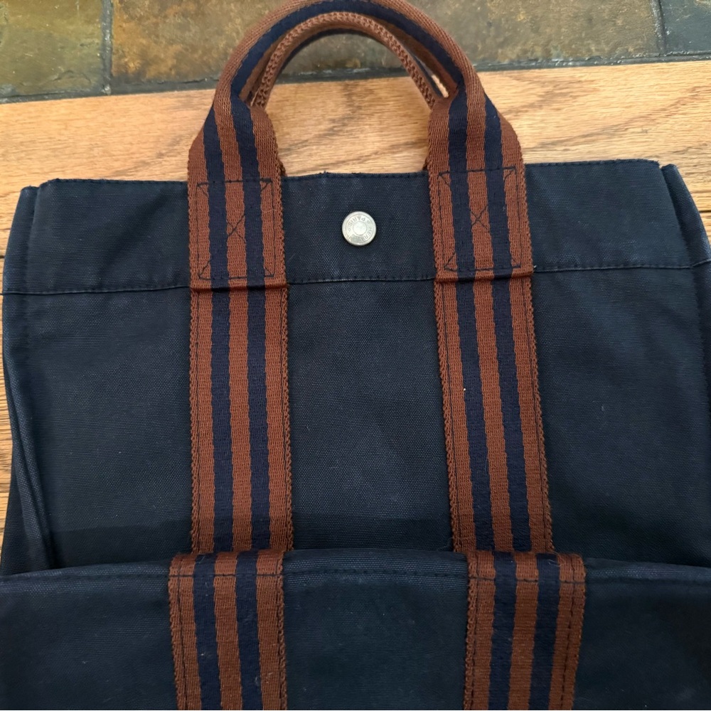 Hermes Toile Fourre-Tout PM